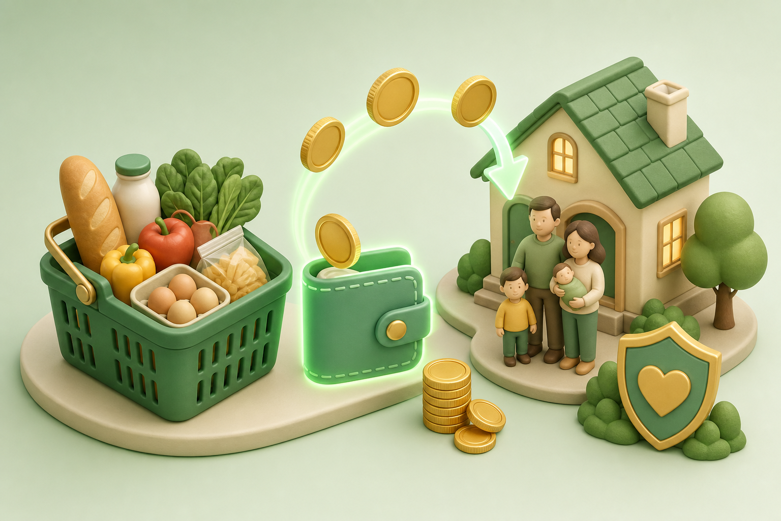 Cesta básica com alíquota zero e cashback no CadÚnico